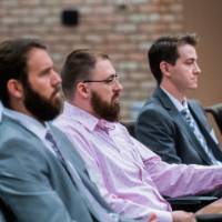 Students during the senior send-off meeting